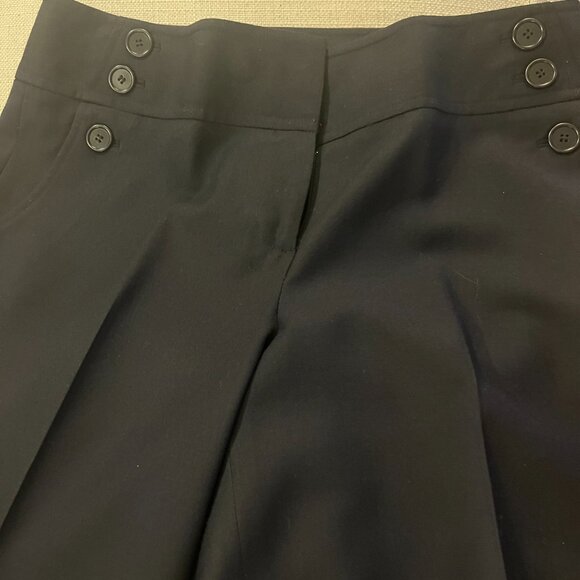 Ann Taylor Navy Wool Trousers - Picture 3 of 4